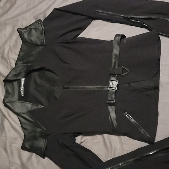 Lip Service Cyber Sniper Skylab Zip Black Jacket M - Picture 4 of 7